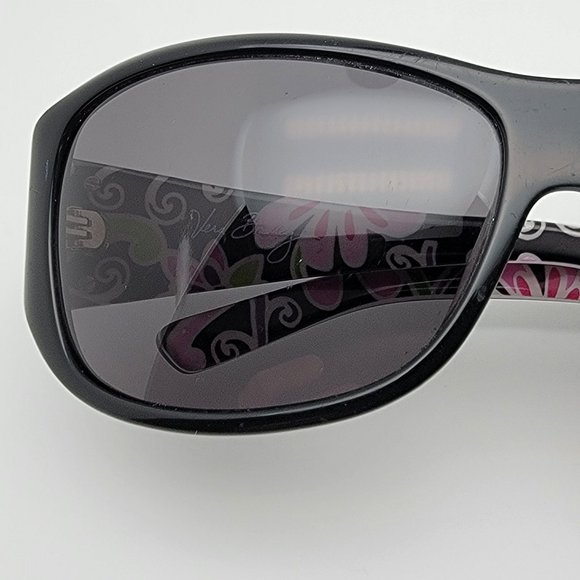 *SOLD* Vera Bradley Holly 023 Purple Punch Black Frame Grey Lens Sunglasses - Picture 16 of 16
